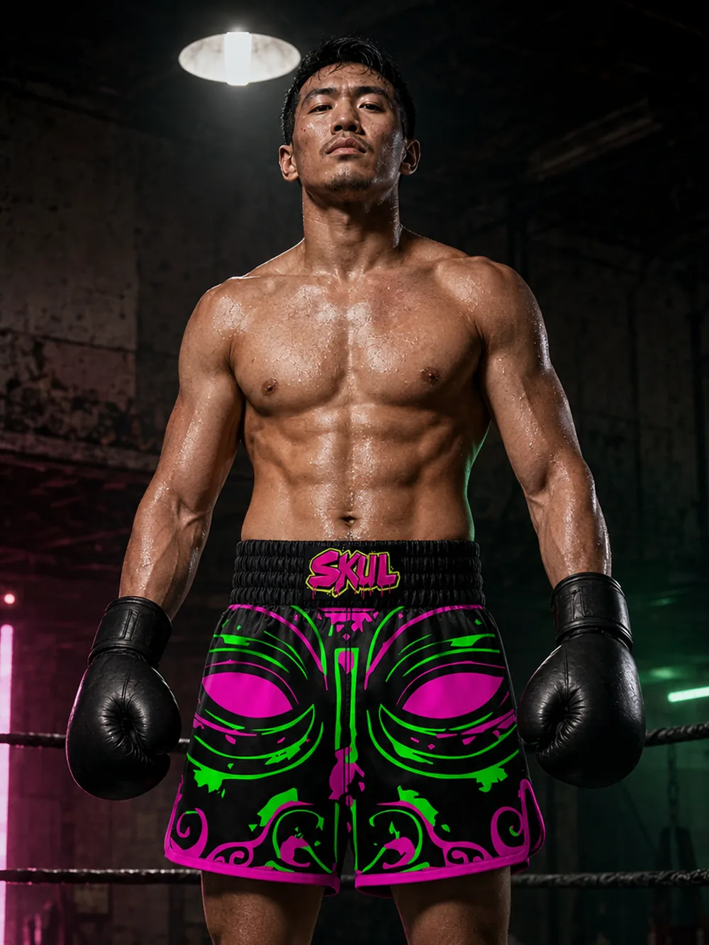 Idol boxing shorts by Phantom Republic — view 1 of 3